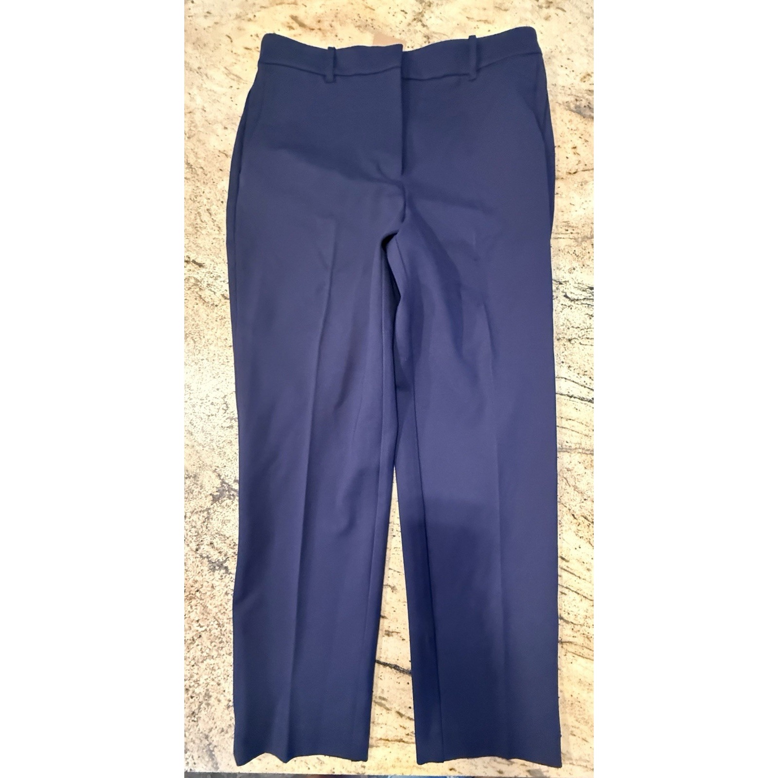 Nwt Boden Navy Women Us 12r Trousers Dress Pants Viscose/Polymide/Elastine